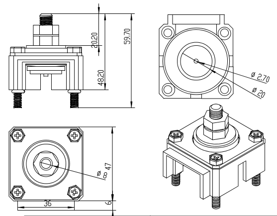 Thyristor and Diode Large Box Clamp